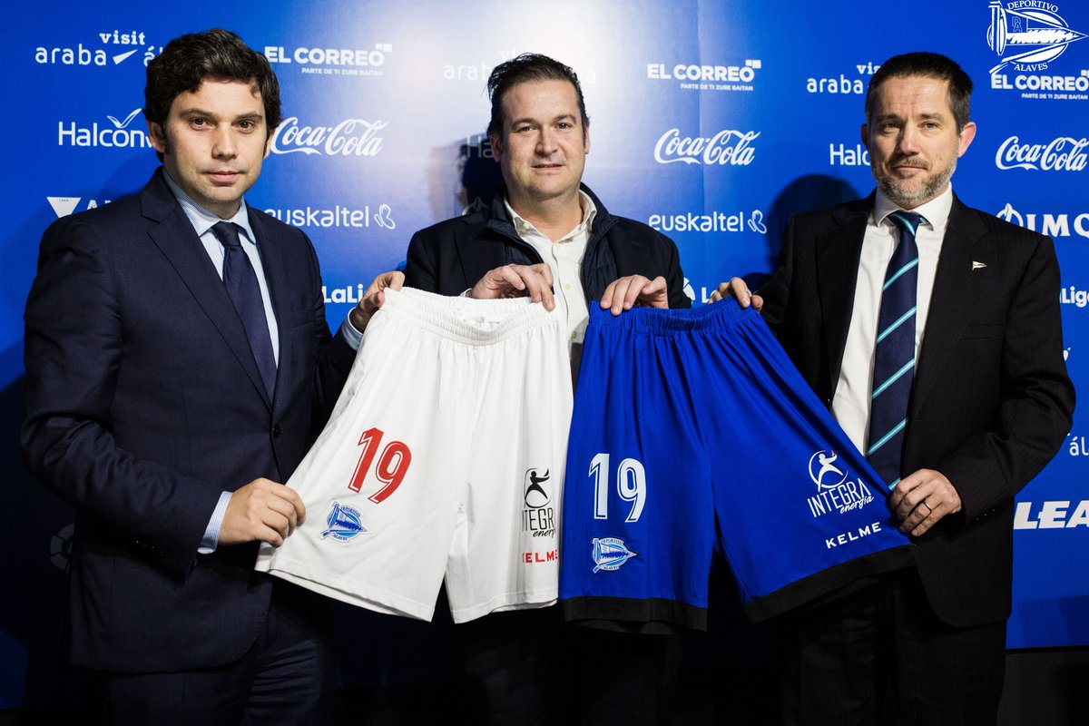 INTEGRA ENERGIA NUEVO PATROCINADOR DEL DEPORTIVO ALAVÉS