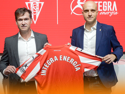 Integra Energía renueva por tres temporadas más su patrocinio con el Real Sporting de Gijón.